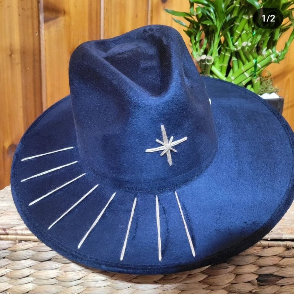 Blue hat